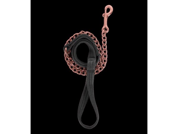 FÜHRKETTE SOFT, schwarz/roségold
