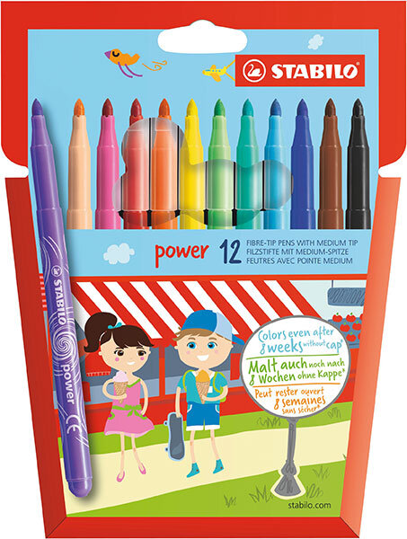 STABILO Power 12 Filz-Stifte