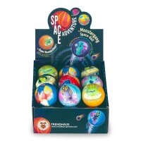 SPACE ADVENTURE MONSTERGANG HIGH BOUNCING SPACE-BALL Ø6CM, 6-FACH SORTIERT