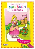 Mein erstes großes Malbuch: Märchen: Malen ab...