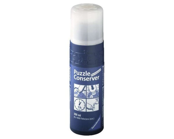 (69,95€/1L) Puzzle-Conserver - Transparenter Puzzlekleber um Puzzles zu fixieren und aufzuhängen, 200 ml