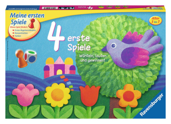 4 erste Spiele 21417 - Spielesammlung für die Kleinen Ravensburger 21417