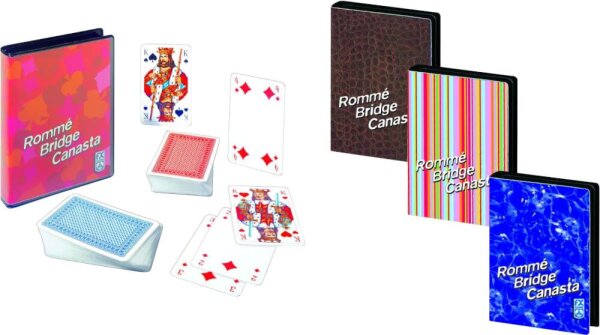 Rommé, Canasta, Bridge, Designs sortiert